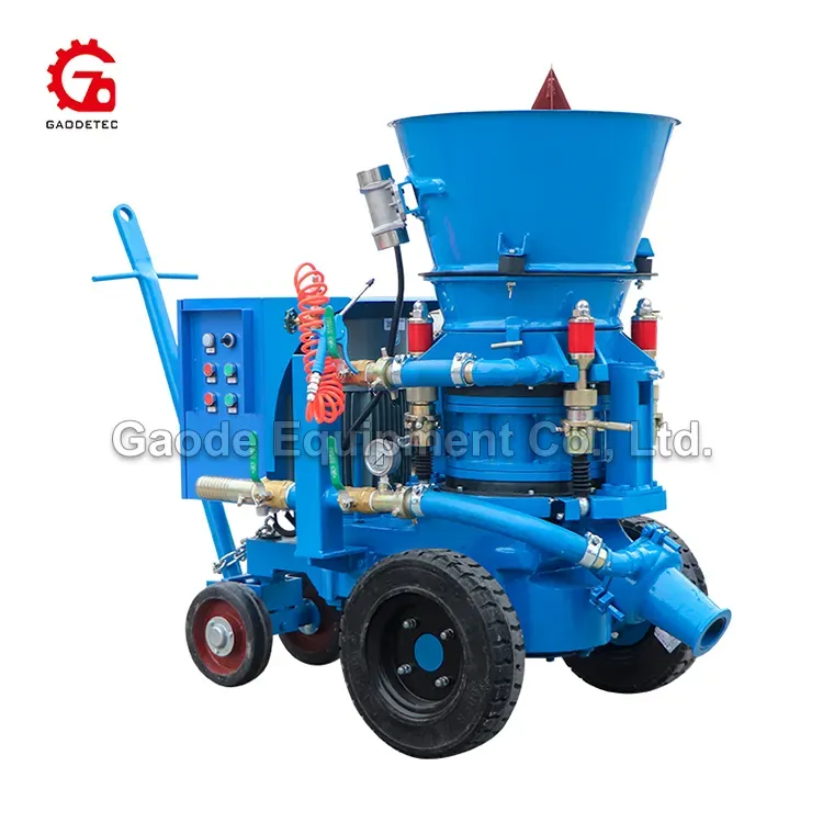 GAODETEC GZ-3ER Low Dust High-Performance Refractory Gunning Machine For Dry-mix &amp; Concrete Shotcret