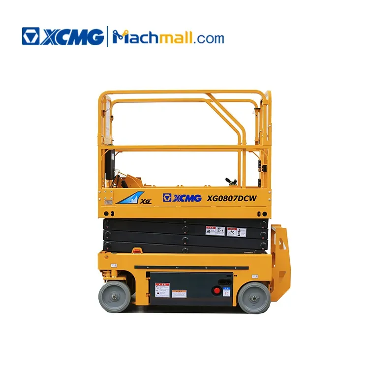 XCMG XG0807DCW 5.8m 230kg mobile scissor lift electric for sale