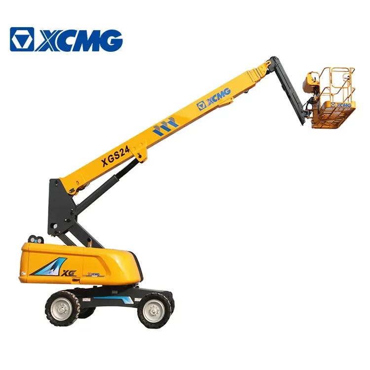 XCMG official 24m self propelled telescopic boom lift XGS24mobile elevated work platform