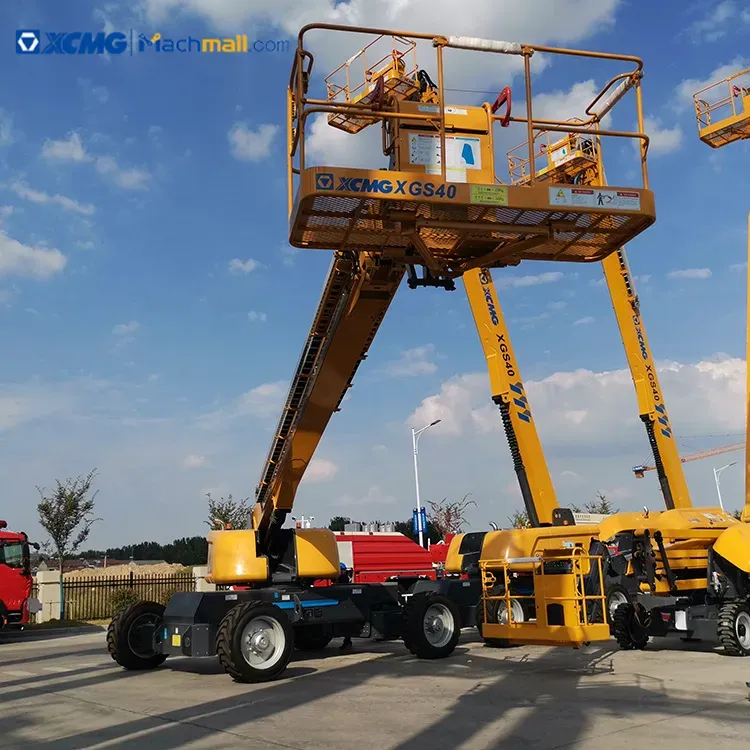 XCMG official 58m height mobile self-propelled telescopic boom lift XGS58 China man lift for sale